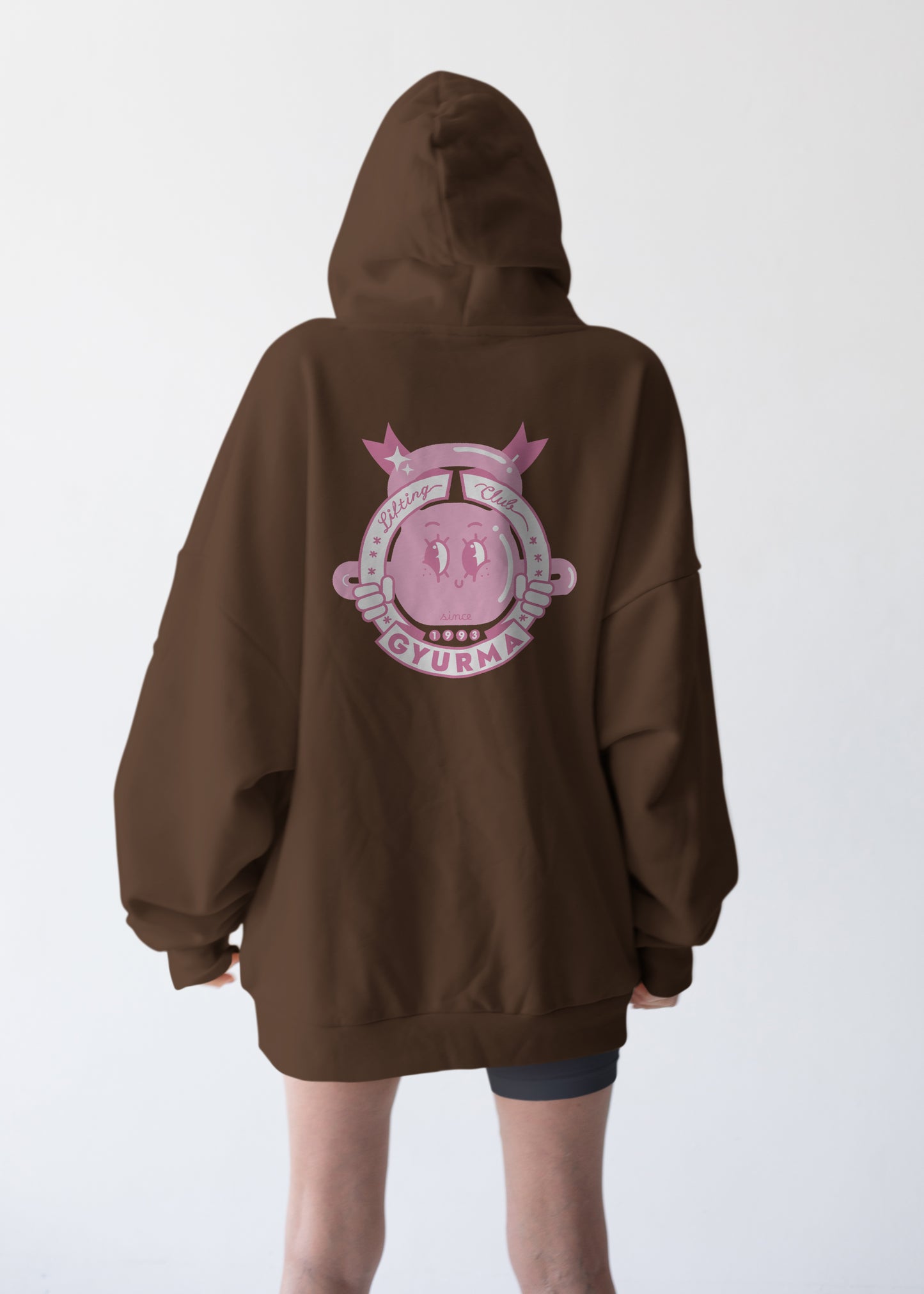 Gyurma Lifting Club Hoodie - Brown